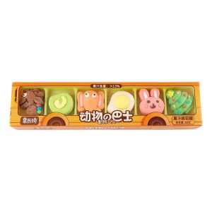 GLQ Marshmallow Forest Animals in Bus - 80 g