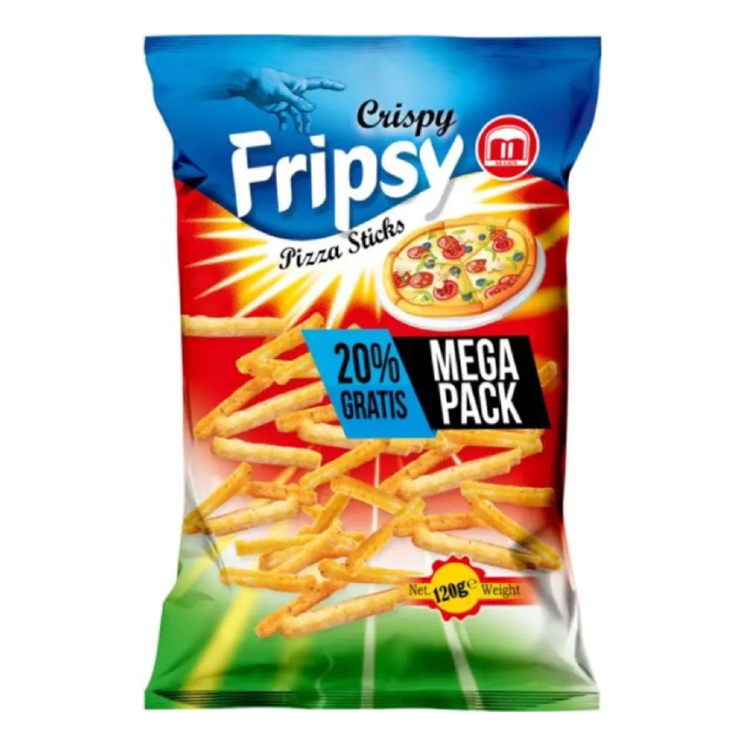 Fripsy Crispy Sticks Pizza - 120 g