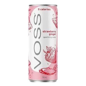 Voss Kolsyrat Vatten Strawberry Ginger - 330 ml