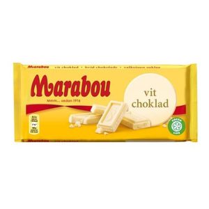 Marabou Vit Chokladkaka - 180 g