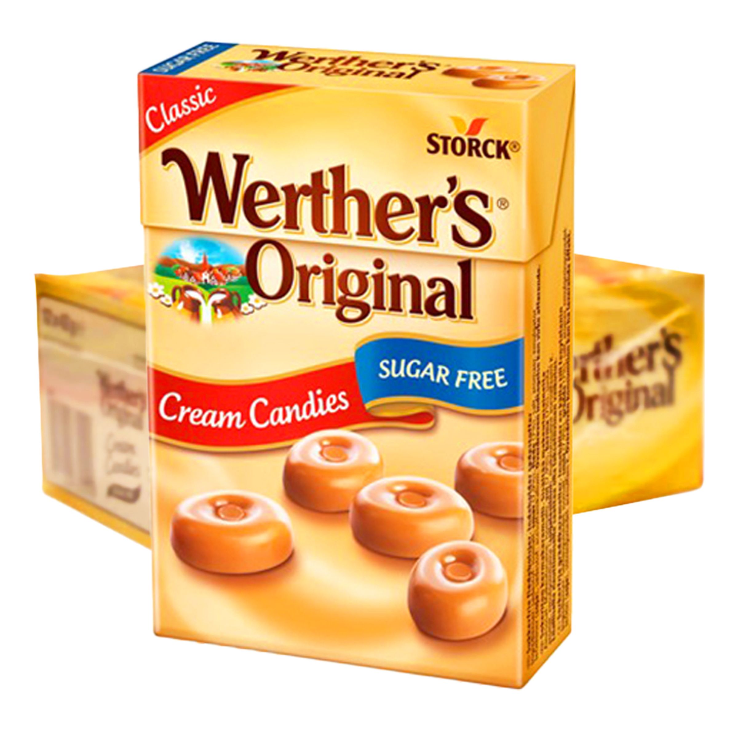 Werthers Original Sockerfri Storpack - 12 x 42 g