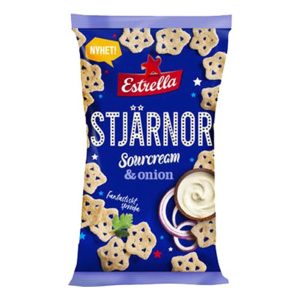 Estrella Stjärnor Sourcream & Onion - 85 g