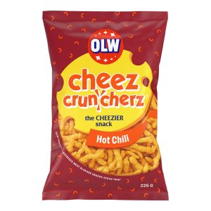 OLW Cheez Cruncherz Hot Chili - 225 g