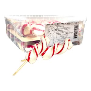 Spiralklubba Polka Storpack - 20 x 50 g