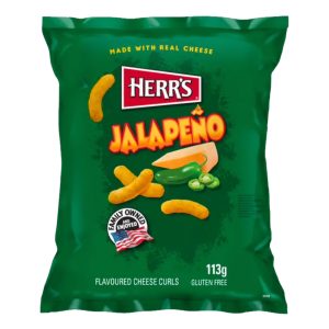 Herr's Jalapeno Cheese Curls - 113 g