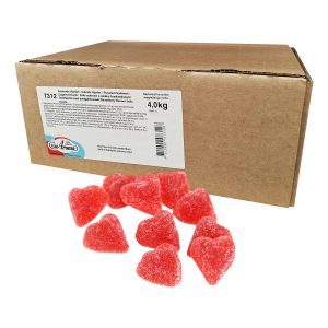 Aroma Sockrade Röda Hjärtan Storpack - 4 kg