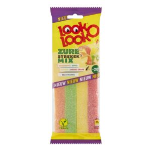 Look-O-Look Sour Mix Stripes - 115 g