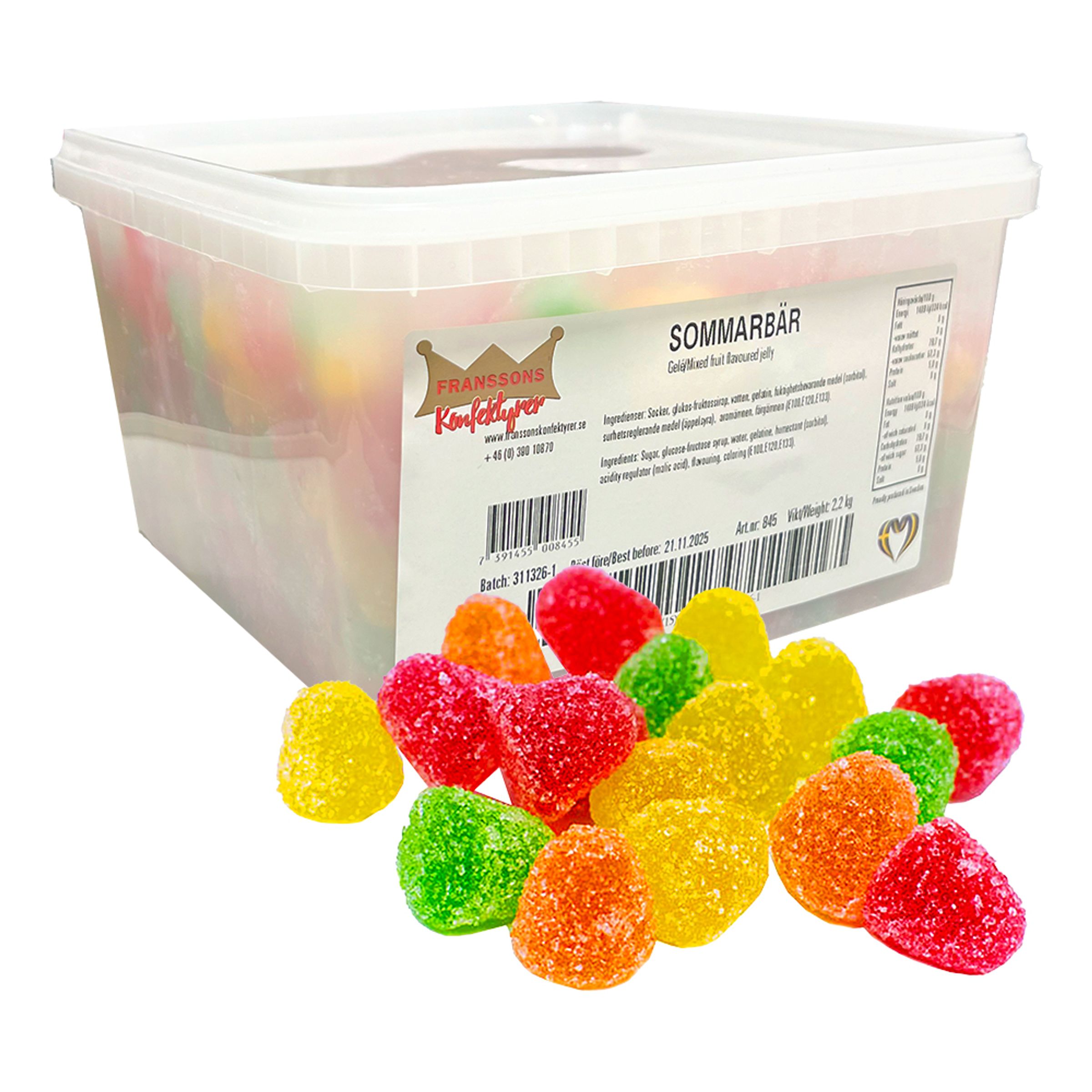 Franssons Sommarbär Storpack - 2,2 kg