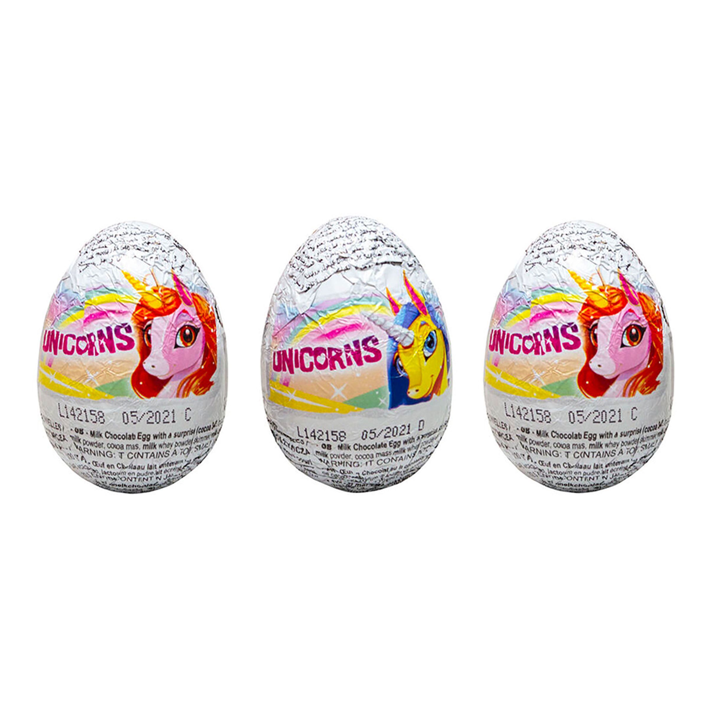 Chokladägg Unicorns Storpack - 3 x 20 g