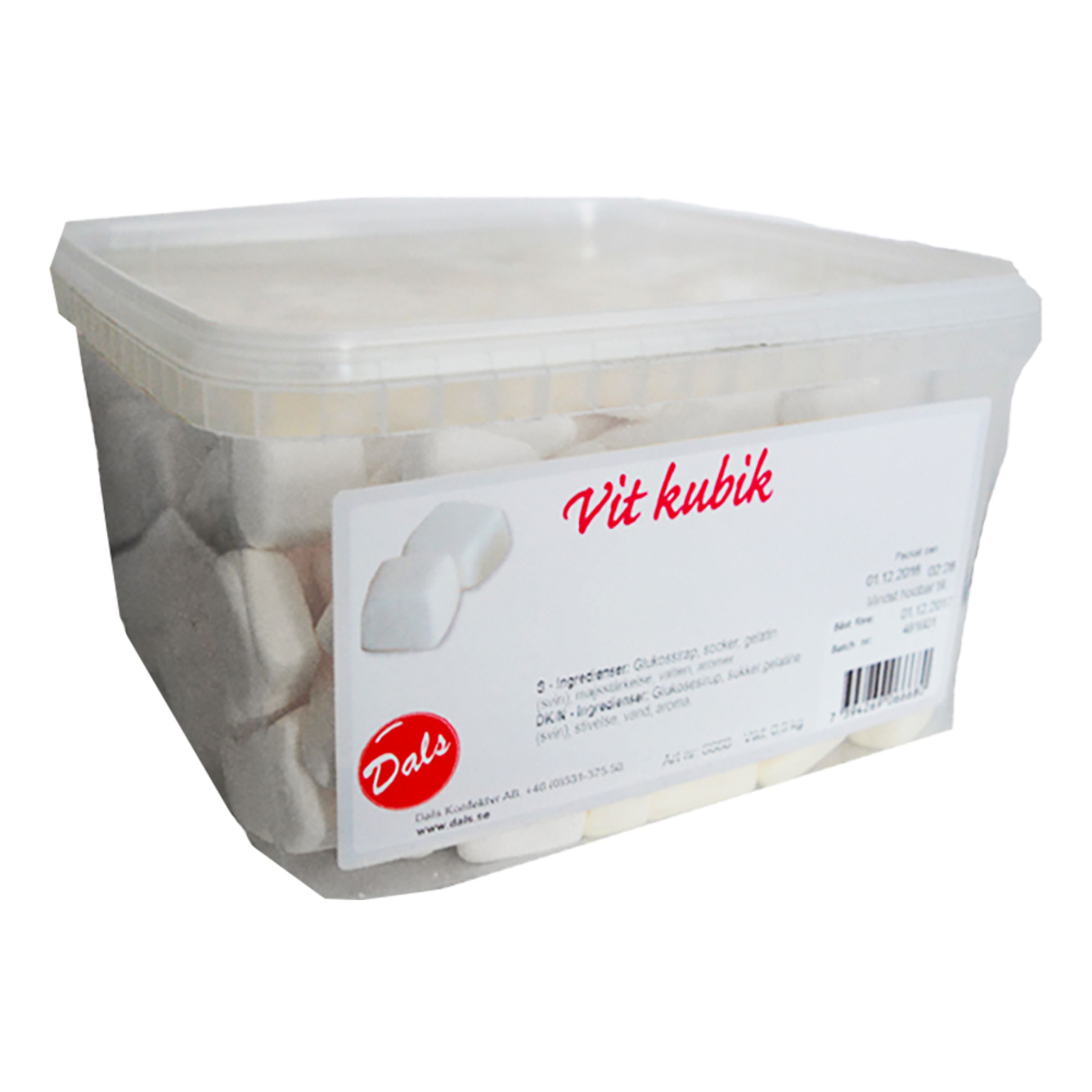 Dals Vit Kubik Storpack - 1,8 kg