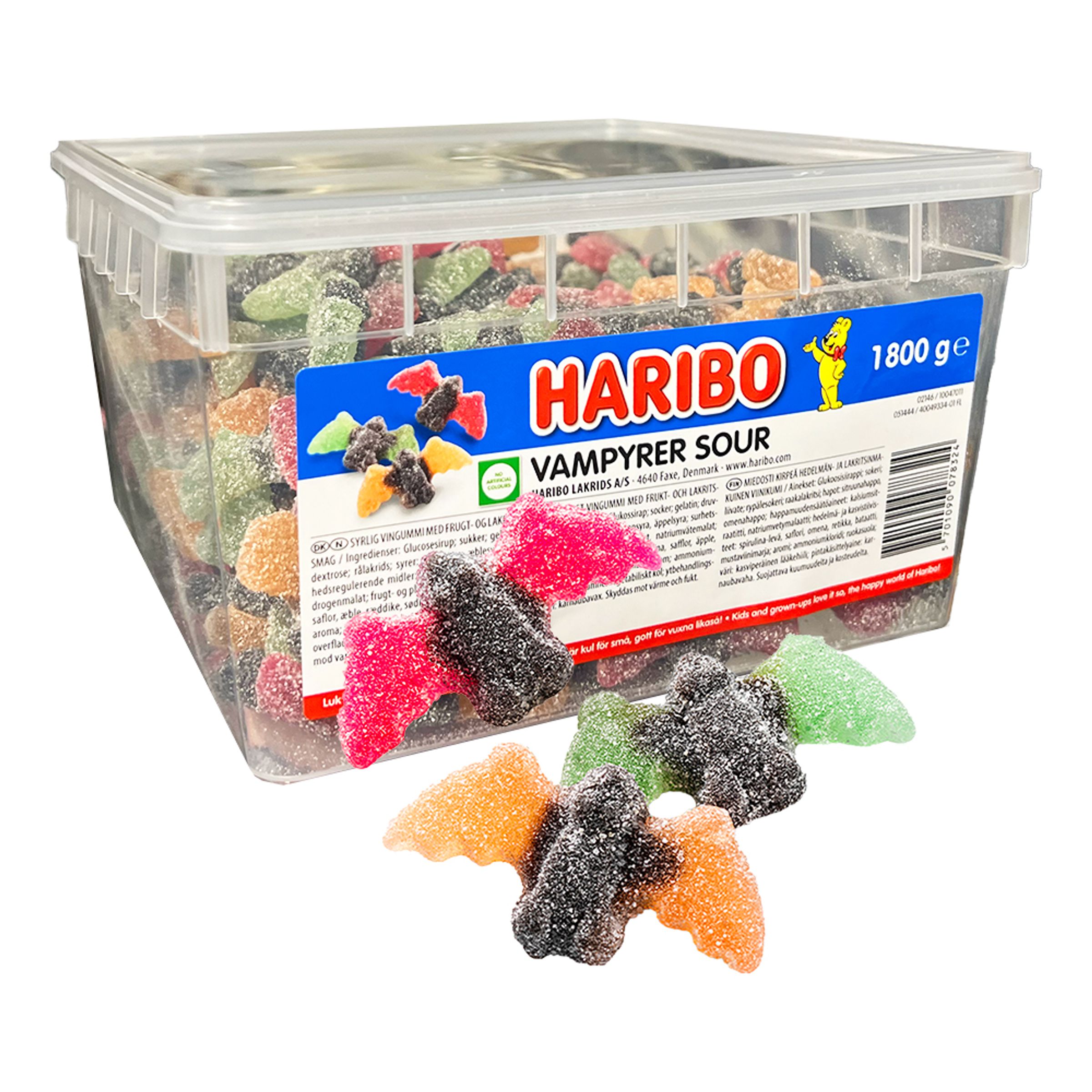 Haribo Vampyrer Sour Storpack - 1,8 kg