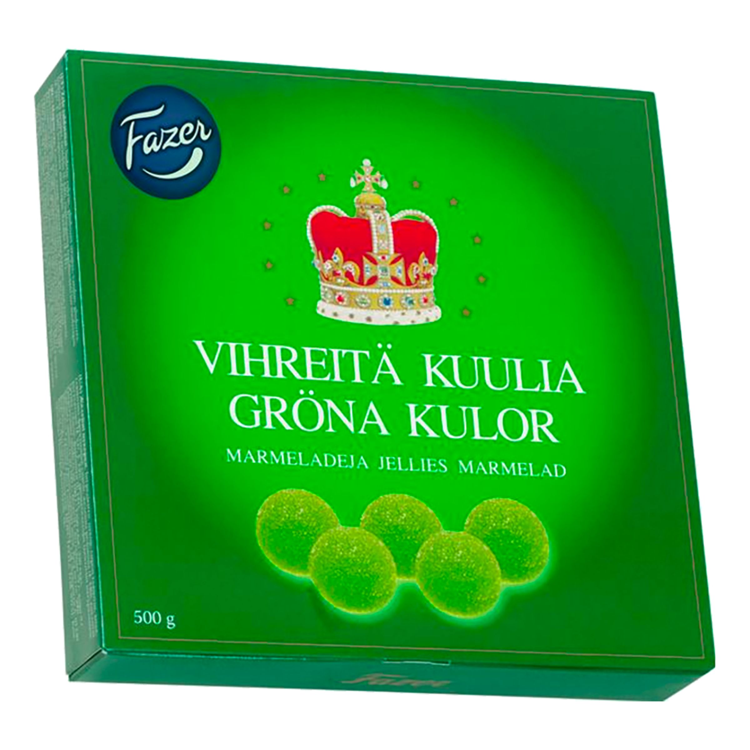 Fazer Gröna Kulor Ask - 500 g