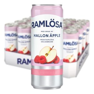 Ramlösa Hallon Äpple - 20 x 33 cl