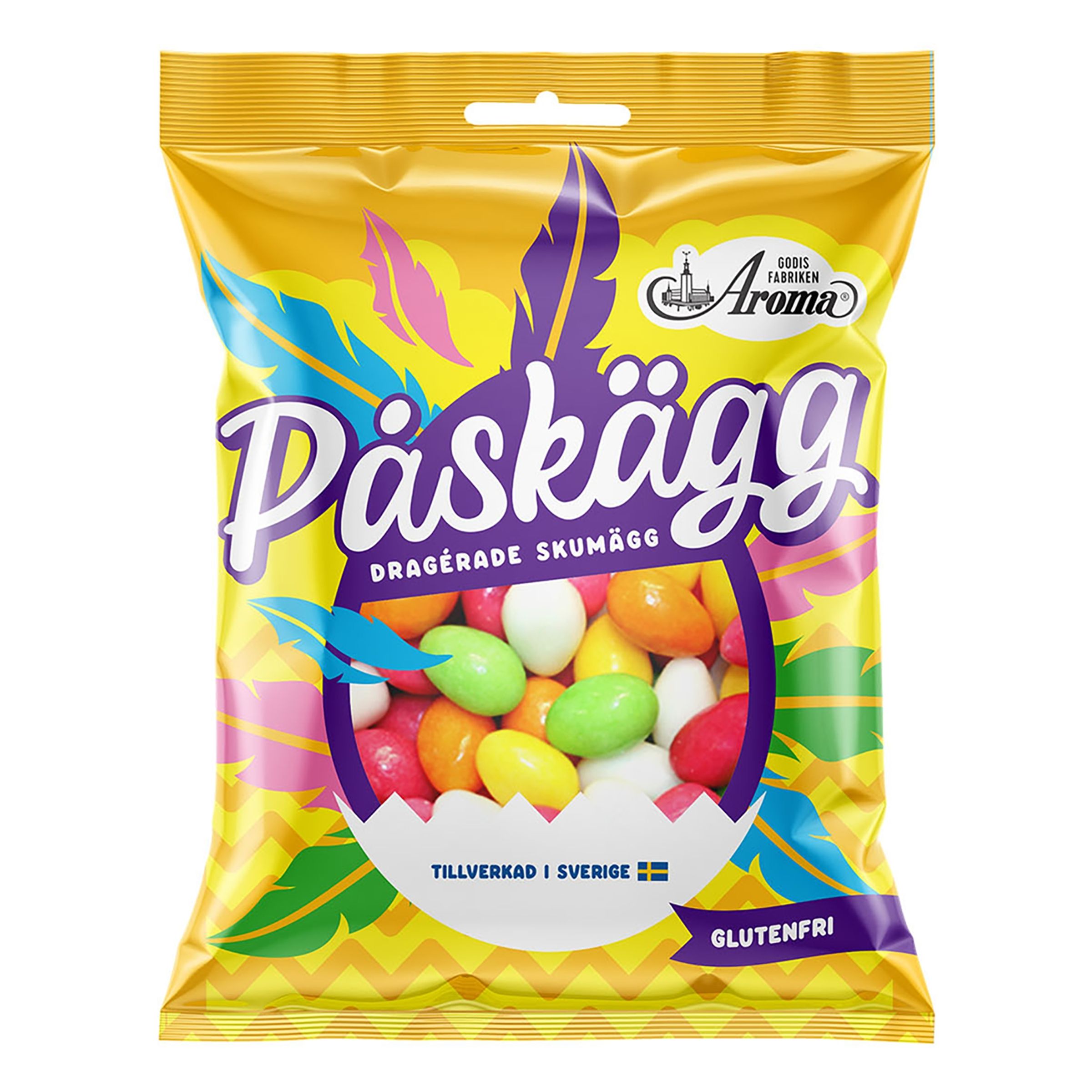 Dragerade Skumägg Godispåse - 130 g