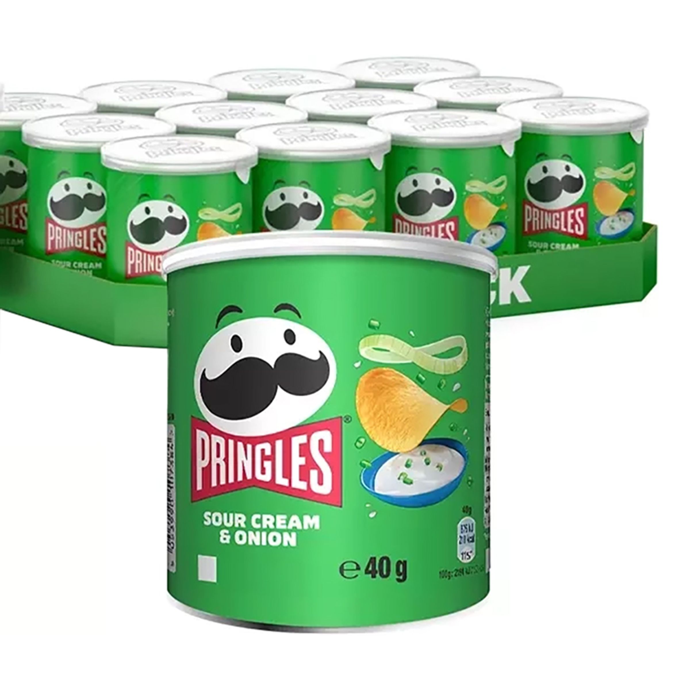 Pringles Sourcream & Onion Mini Storpack - 12 x 40 g