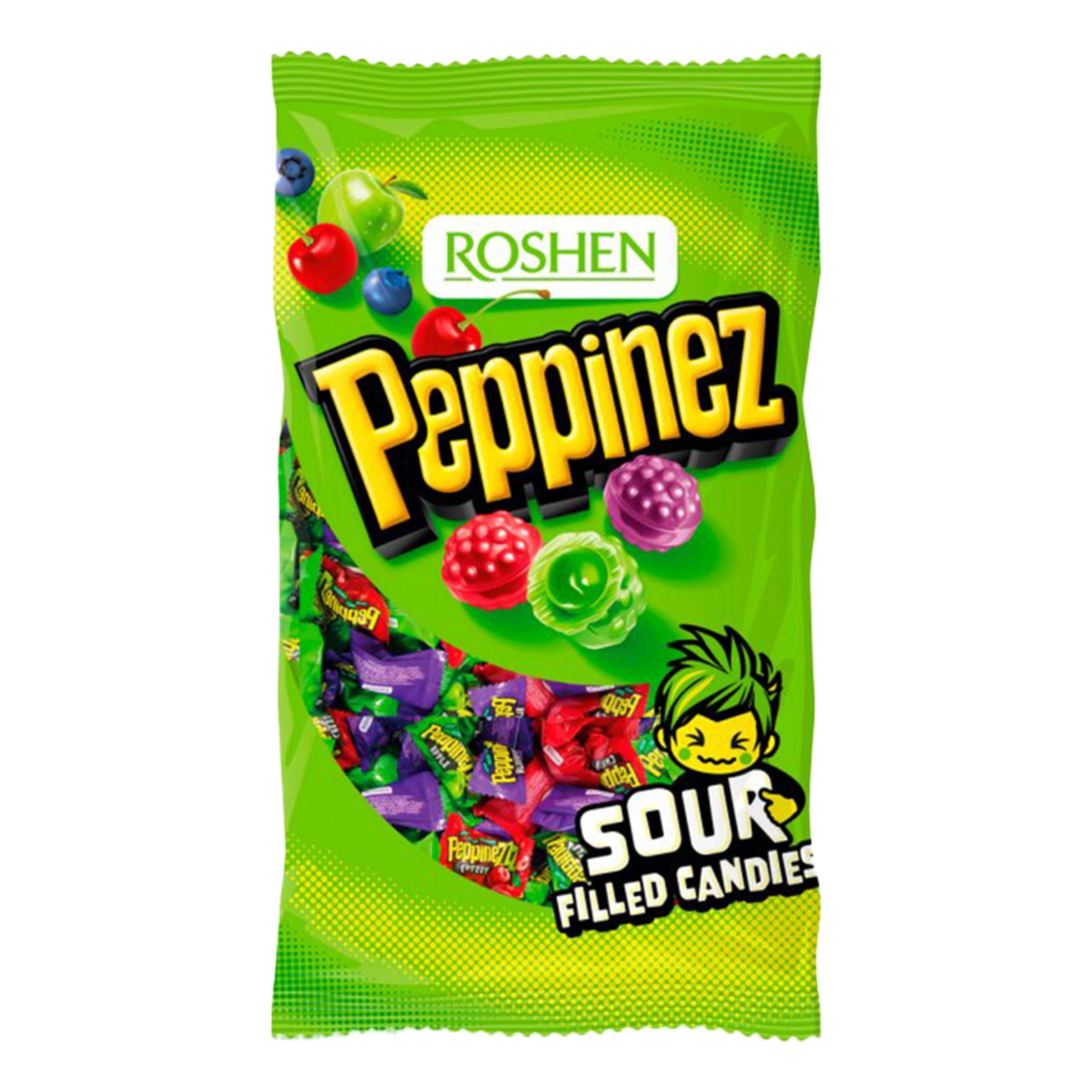 Peppinezzz Sour Filled Candies Storpack - 900 g