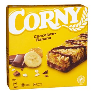 Corny Müslibar Choklad/Banana - 6 x 25 g
